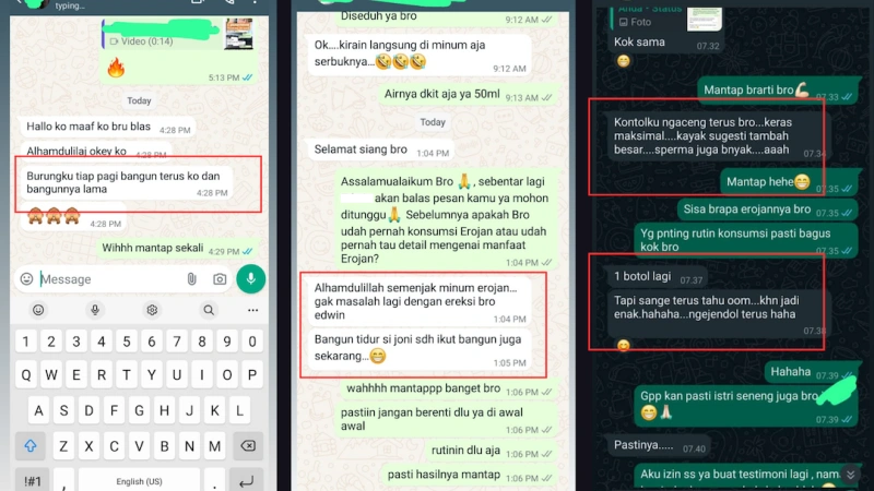 Testimoni pelanggan Erojan 3